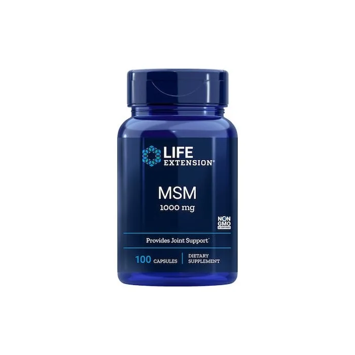 Life Extension Msm Joint Support 1000mg - Supports Normal Joint Health And Mobility - 100 Capsules