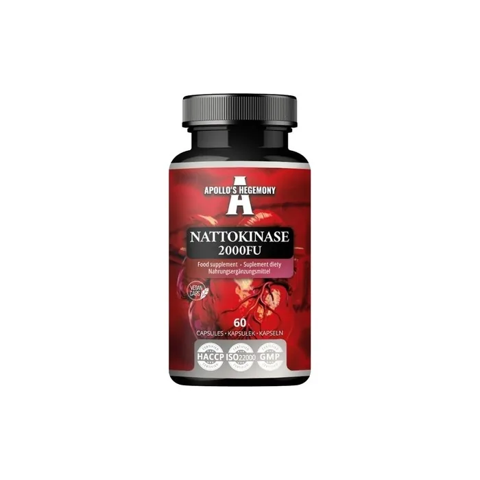 Nattokinase High Strength 100mg 2000 Fu 60 Vegan Capsules