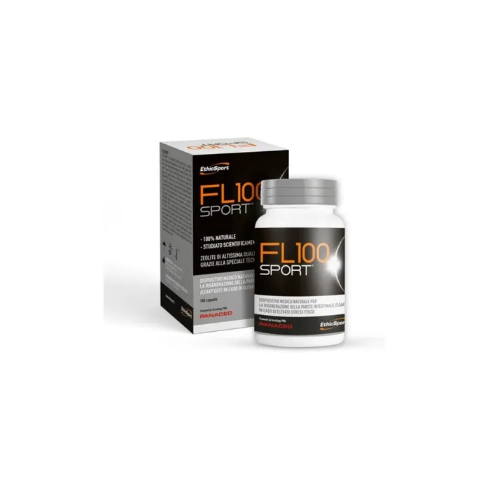 EthicSport FL100 Sport for Reinforcing the Function of the Intestinal Mucosa 180 Capsules