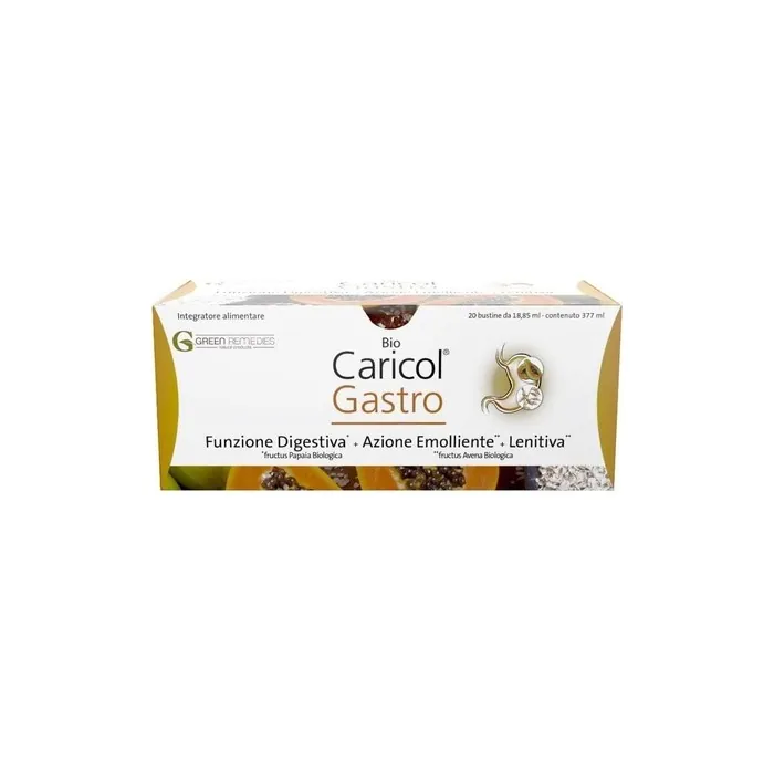 Green Remedies Bio Caricol Gastro Digestive Function Integrator 20 Sachets