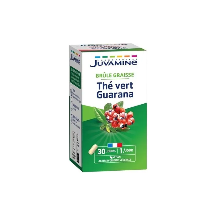 Juvamine Green Tea Guarana Herbal Supplement 30 Capsules