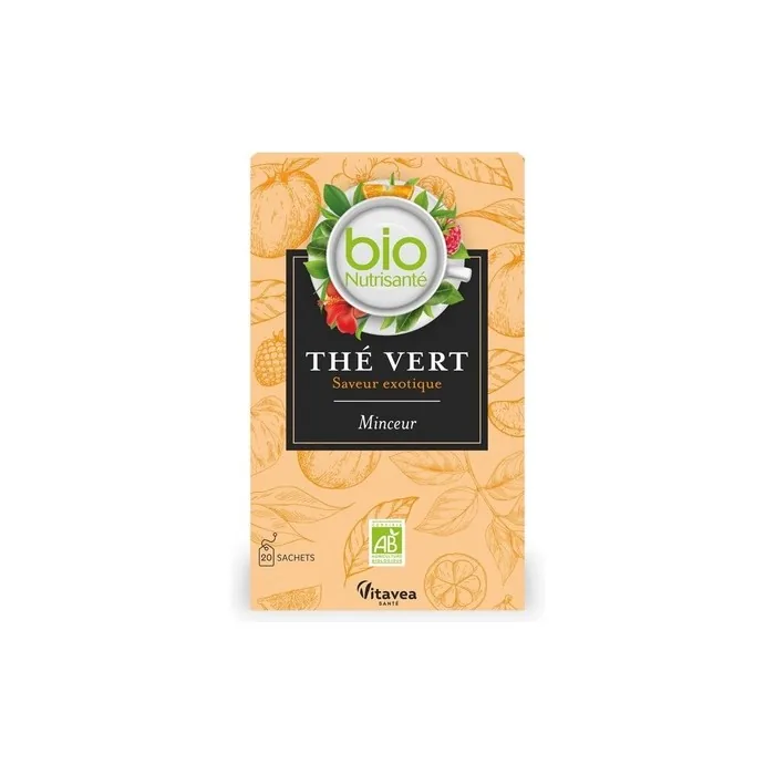 Vitavea Bio Nutrisanté Green Tea Slimming 20 Sachets - Organic Herbal Tea