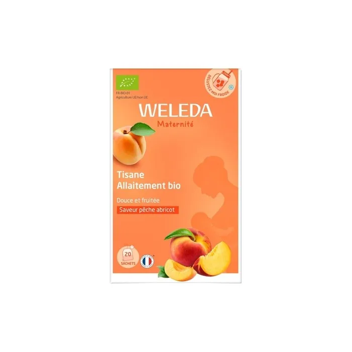 Weleda Organic Peach Apricot Breastfeeding Tea 20 Sachets