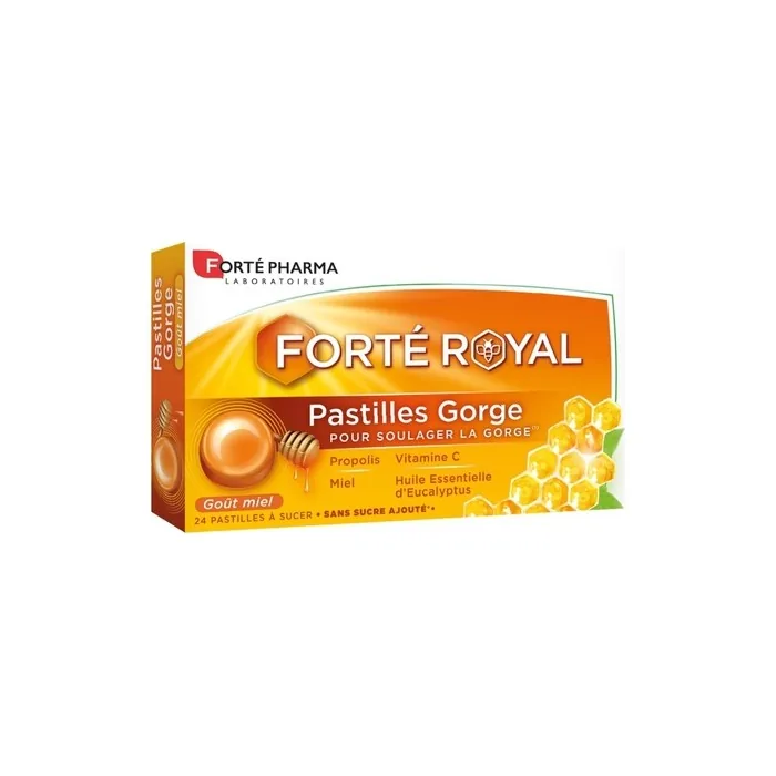 Forté Pharma Forté Royal Honey Pastilles 24 Count
