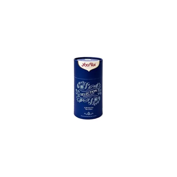 Yogi Tea Gift Set Organic Tea Tin Selection with Classic Chai, Ginger, and Lemon