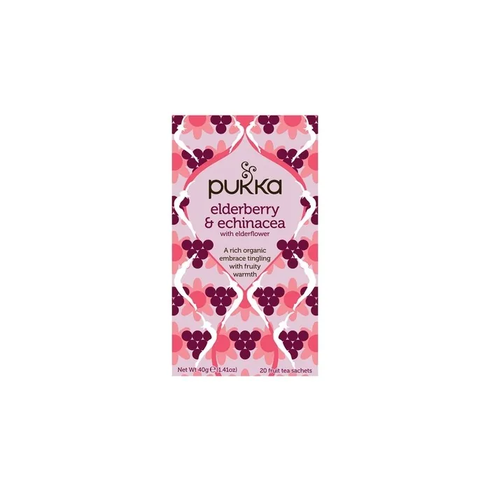 Pukka Elderberry & Echinacea Tea By Pukka