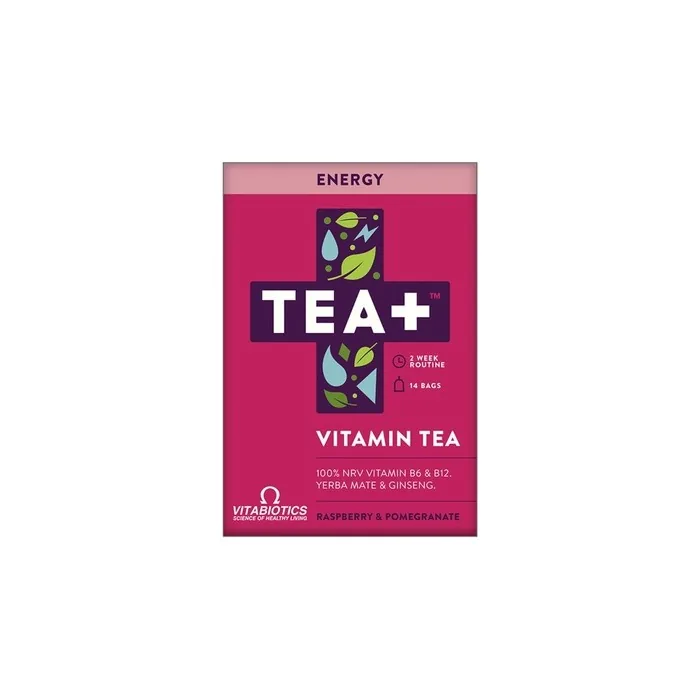 Vitabiotics Tea+ Energy Vitamin Tea Helping With Fatigue - 14 Bags