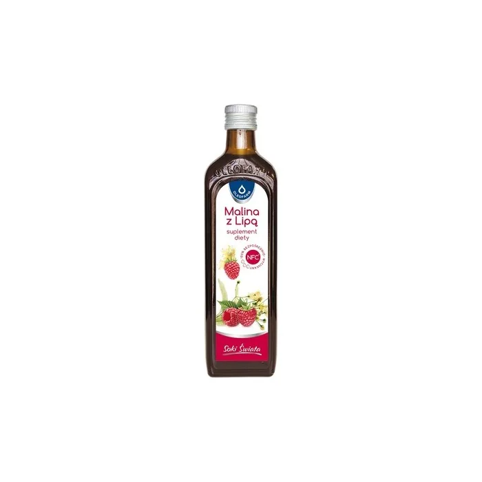 Oleofarm Raspberry and Linden Wellness Elixir 490ml - Rich Fruit and Herbal Blend