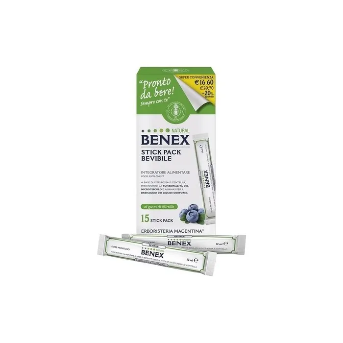 Herbalist Magentina Natural Benex Stick Pack Drinkable 15 Sticks