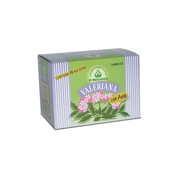 El Natural El Natural Valerian With Anise 20 Tea Bags Infusion