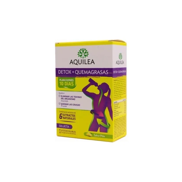 Aquilea Detox and Fat Burning Drink Sticks 10 Count