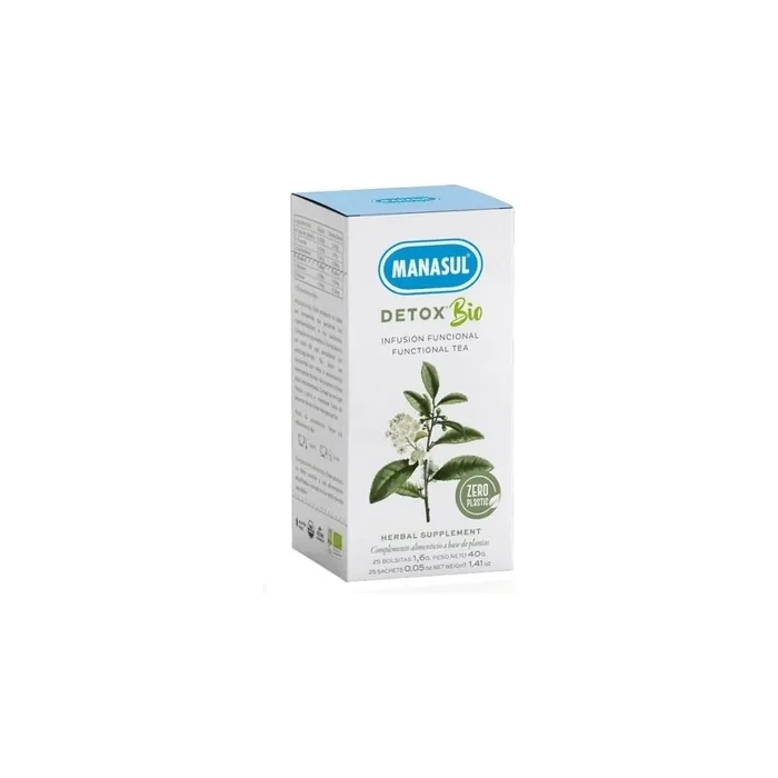 Manasul Manasul Detox Bio 25 Tea Sachets