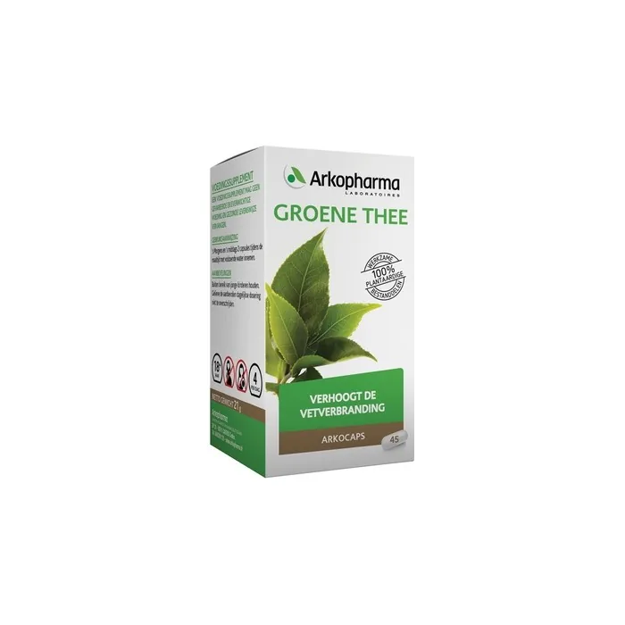 Arkopharma Organic Green Tea Capsules 45 Count