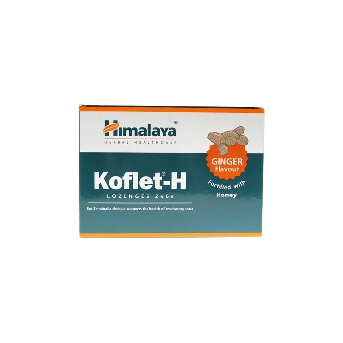 Himalaya Koflet Ginger Lozenges 12 Count