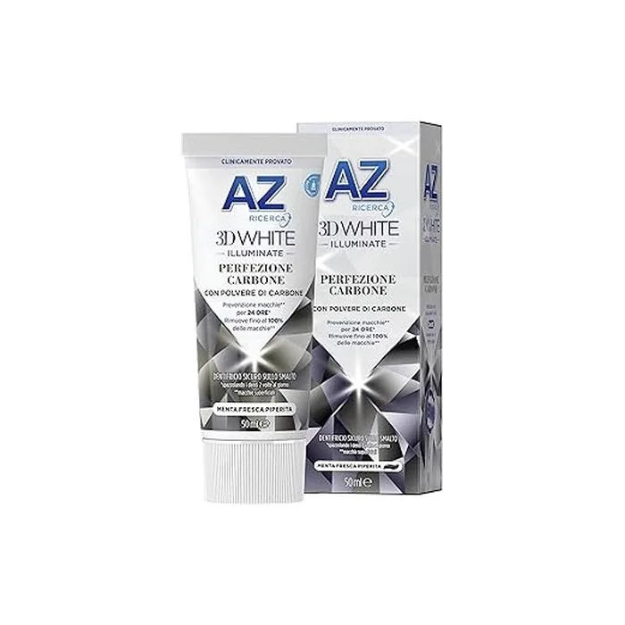 Az Research Az Toothpaste 3d White Illuminate Perfection Charcoal 50ml