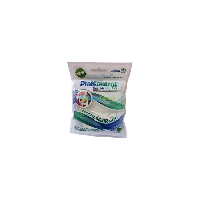 Ideco Plakkontrol Instant Floss 30 Interdental Sticks Whitening Effect