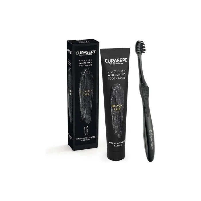 Curasept Luxury Black Whitening Set