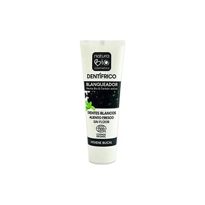 Naturabio Cosmetics Teeth Whitening Mint-Carbon Active 75ml