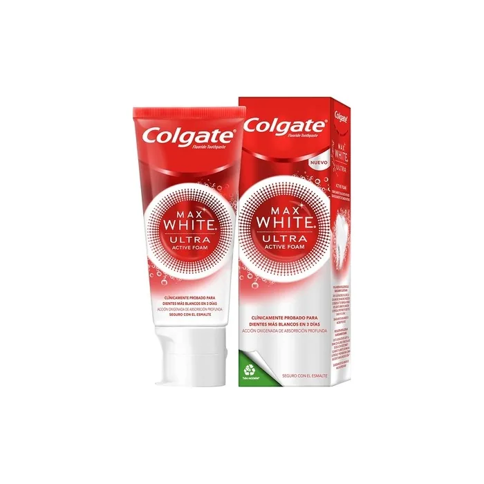 Colgate Max White Ultra Active Foam Whitening Toothpaste 50ml