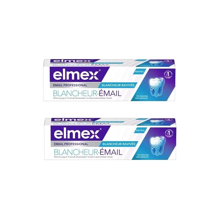 Elmex Professional Enamel White Toothpaste 75ml - Pack of 2