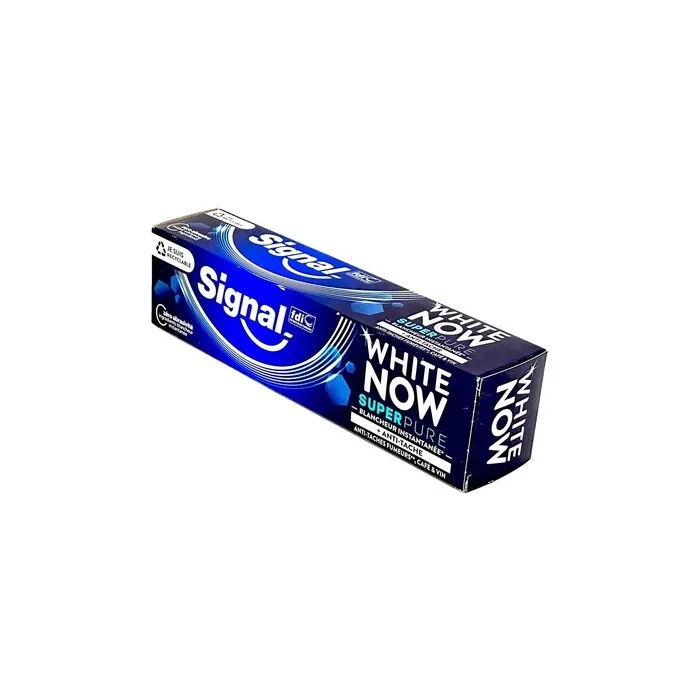 Signal White Now Super Pure Brightens Your Teeth and Fights Annoying Spots