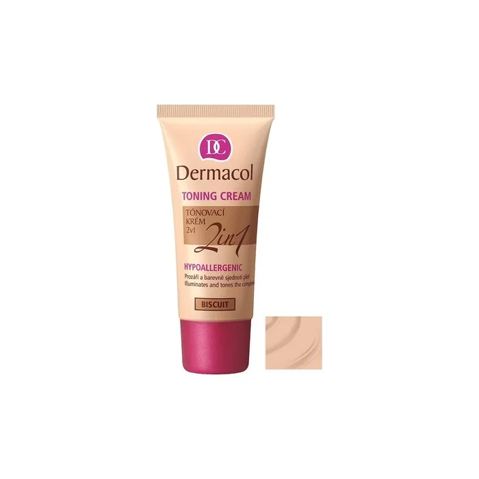 Dermacol Toning Cream 2-in-1 Biscuit 30ml