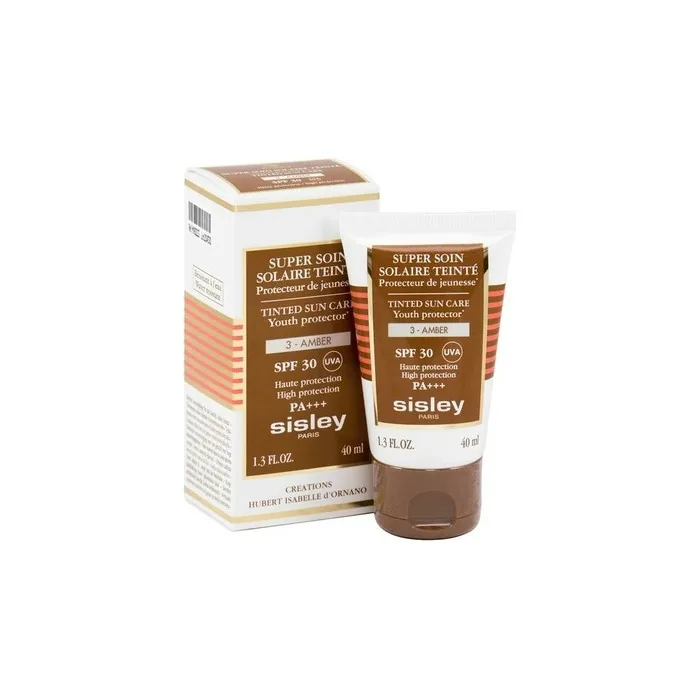 Sisley Super Soin Solaire Tinted Sun Care Spf 30 Amber 40 Ml Protective Toning Face Cream