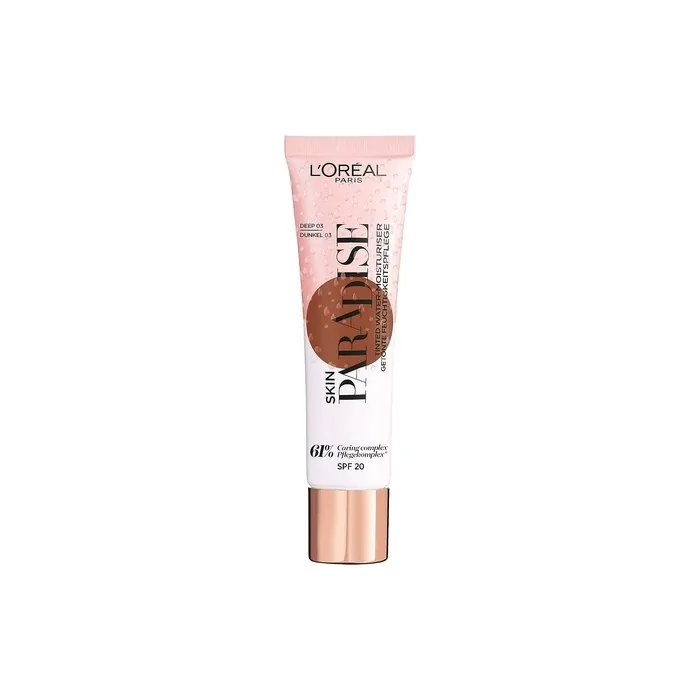 L'Oreal Paris Skin Paradise Tinted Moisturiser Up to 24h Hydration SPF20 03 Deep 1 Count
