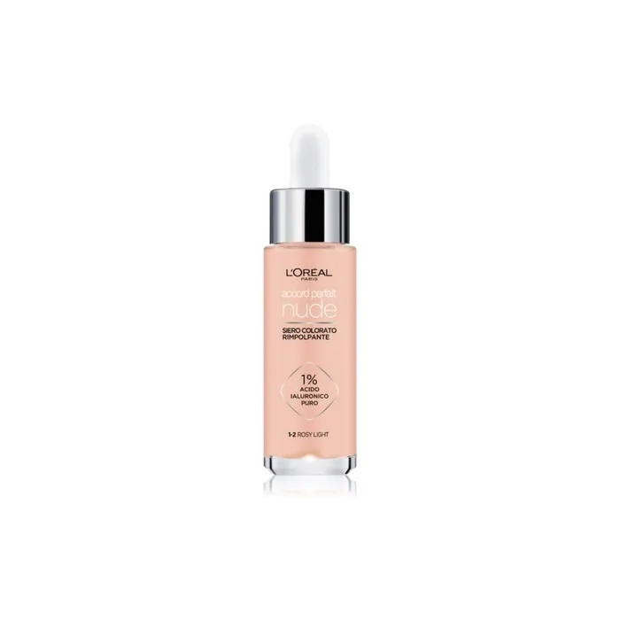 Loreal Paris Accord Parfait Nude Plumping Tinted Serum 12 Rosy Light 30 Ml