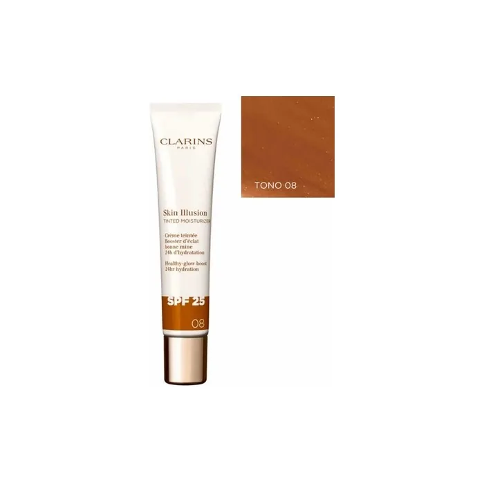 Clarins Skin Illusion Tinted Moisturizer Spf 25 08 40ml