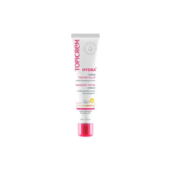 Topicrem Hydra Radiance Tinted Cream Spf 50 40 Ml