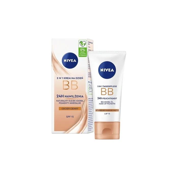 Nivea Bb Cream For Day 5 In 1 Intense Hydration Spf 15 Dark 50ml