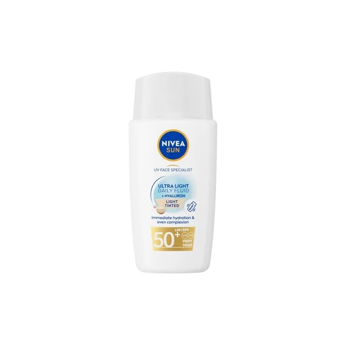 Nivea Sun Uv Face Special Ultra Light Daily Fluid Light Tinted Spf50