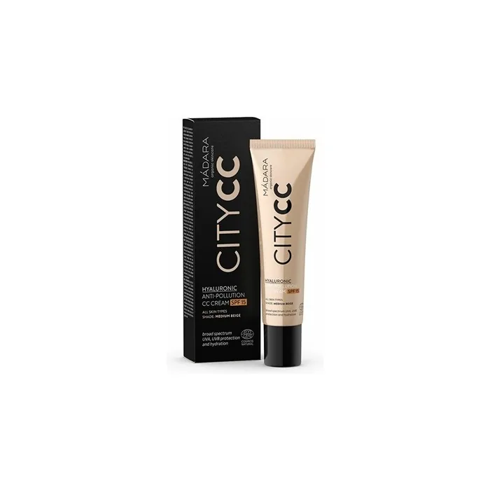 Mdara Cc Cream Spf 15 Medium Citycc Hyaluronic Antipollution Cc Cream 40 Ml