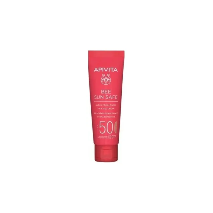 Apivita Bee Sun Hydra Fresh Tinted Face Gel Cream Spf50 50ml