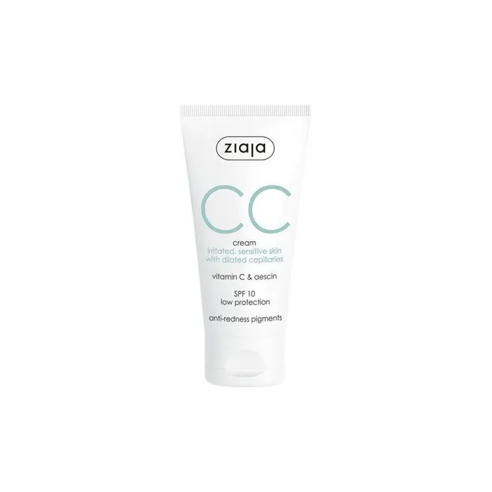 Ziaja Cc Cream For Irritated And Sensitive Skin 50ml Spf 10