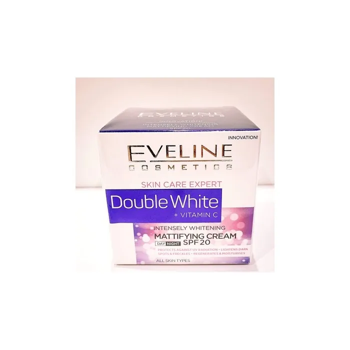 Eveline Double White + Vitamin C Intensely Whitening Mattifying Cream SPF20 50ml