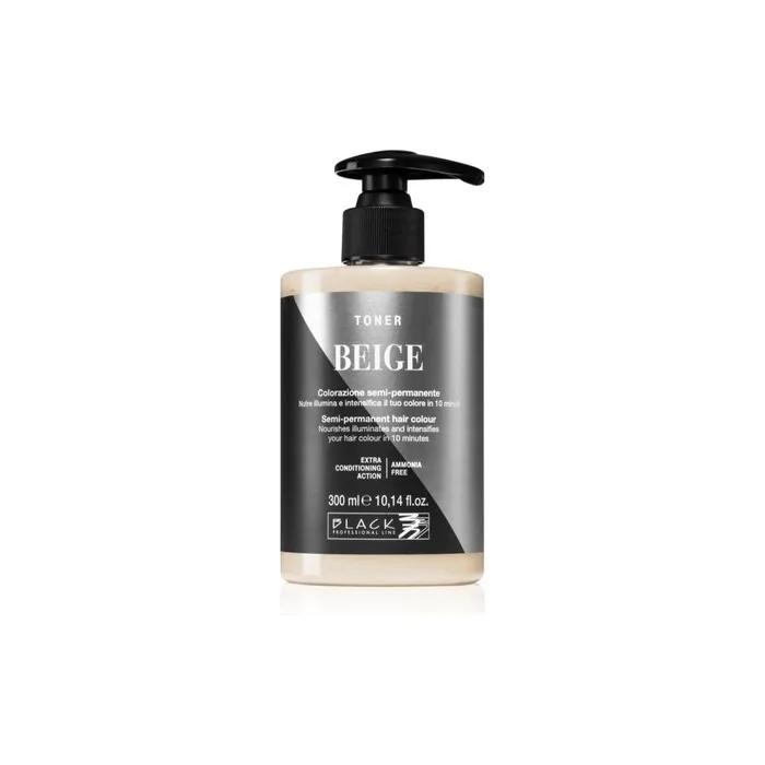 Black Professional Line Toner Natural Beige 300 Ml