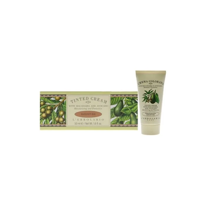 LErbolario Tinted Cream Hazelnut Hue For Women 1.6 oz Cream