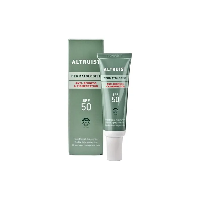 Altruist Dermatologist Anti-Redness and Pigmentation SPF 50 Tinted Face Cream