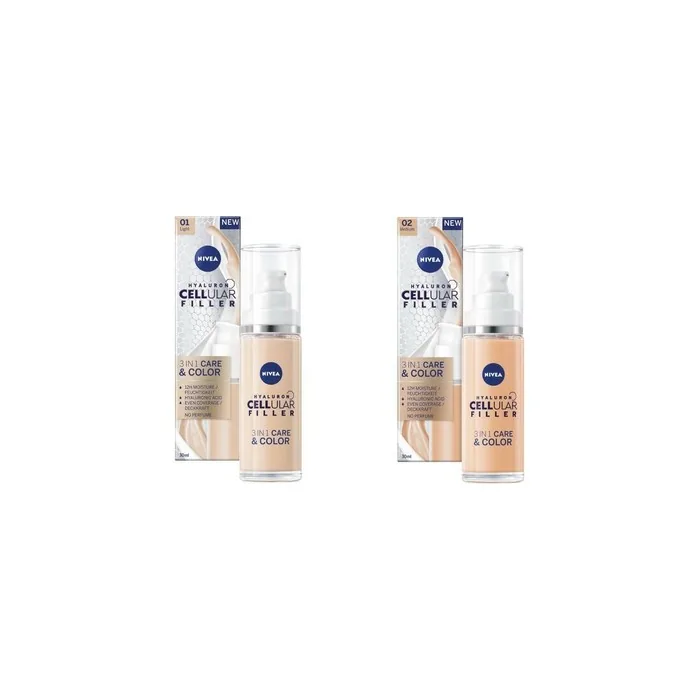 Nivea BB Cream Toning Hyaluron Cellular Filler 3 in 1 30ml