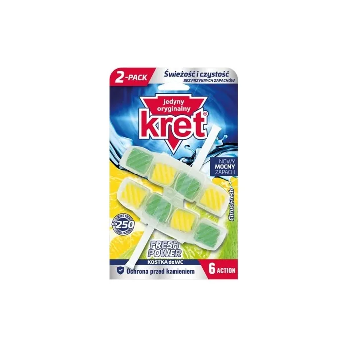 Mole Toilet Hanger Citrus Fresh 2x40g - Pack of 2