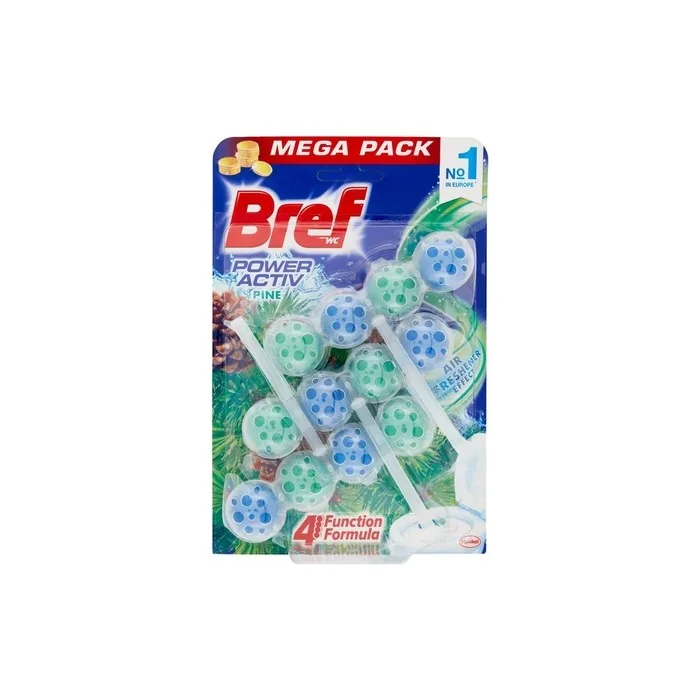 BREF Power Activ Pine Forest Toilet Cleaner Hanging 3 Units