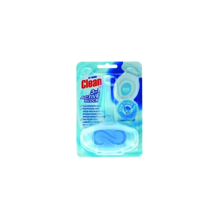 At Home Toilet Block 40g Clean 3 X Active Aqua Power