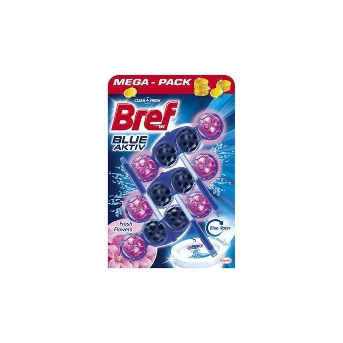 Bref Fresh Flowers Toilet Cleaner - 3 X 50 Grams