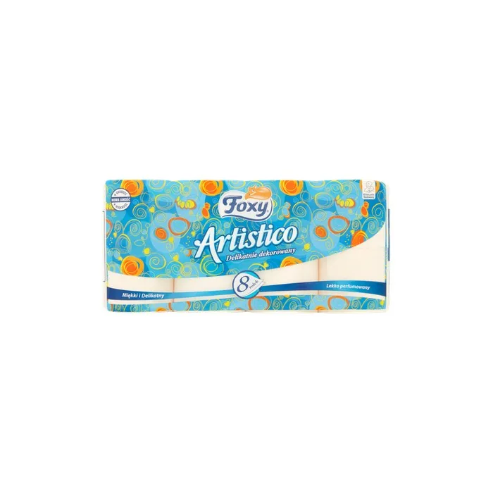 Foxy Artistico Delicately Decorated Peach Toilet Paper