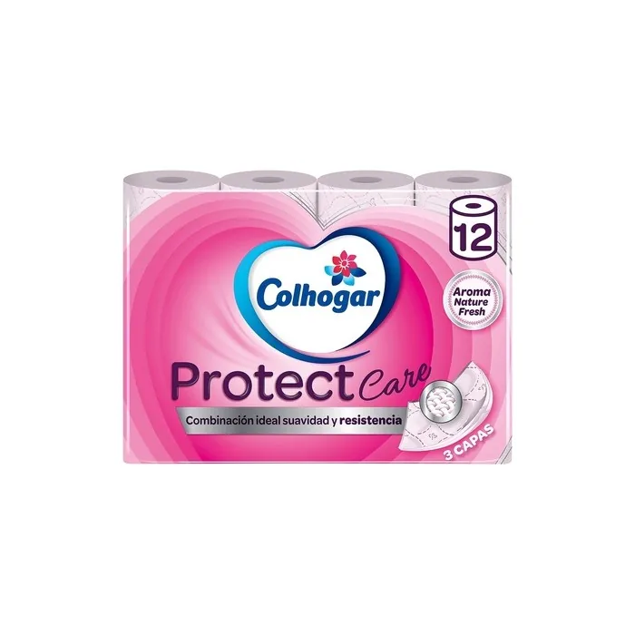 Colhogar Protect Care Aroma 3-Ply Toilet Paper 12 Rolls