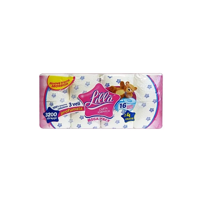 Lill Lilly Scented Toilet Paper - Pack of 16