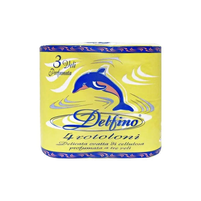 Delfino XP04080/4 Toilet Paper Roll - Pack of 4