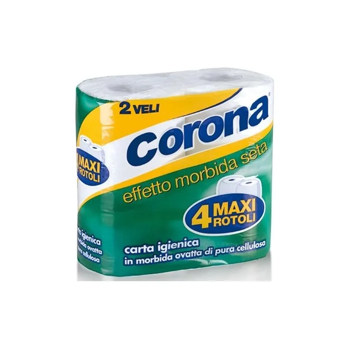 Toilet Paper 2 Ply Pack of 4 Rolls 450g